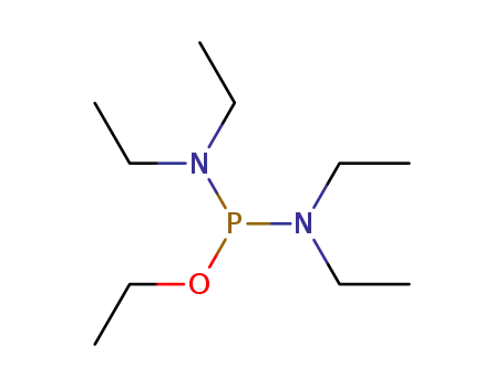 Molecular Structure of 2632-88-4 (ethyl N,N'-tetraethyldiamidophosphite)
