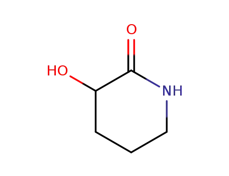 Molecular Structure of 19365-08-3 (3-hydroxypiperidin-2-one)