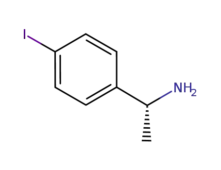 Molecular Structure of 150085-44-2 (Benzenemethanamine, 4-iodo-a-methyl-, (R)-)