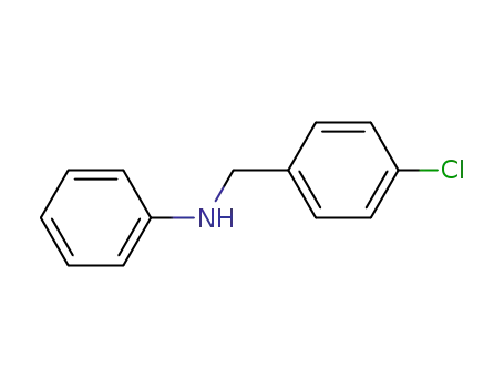 Molecular Structure of 4750-61-2 (N-(p-chlorobenzyl)aniline)