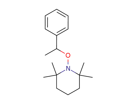 Molecular Structure of 154554-67-3 (2,2,6,6-TETRAMETHYL-1-(1-PHENYLETHOXY)PIPERIDINE)