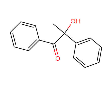 Molecular Structure of 5623-26-7 (ALPHA-HYDROXY-ALPHA-METHYLBENZYL PHENYL KETONE)