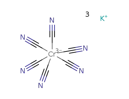 Molecular Structure of 13601-11-1 (POTASSIUM CHROMIC CYANIDE)