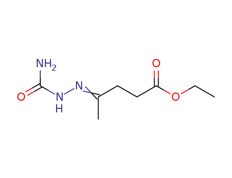 Molecular Structure of 14923-67-2 (ethyl (4E)-4-(carbamoylhydrazinylidene)pentanoate)