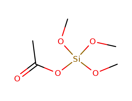 Molecular Structure of 13170-06-4 ((acetoxy)tri(methoxy)silane)