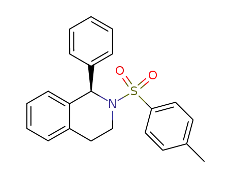 Molecular Structure of 220936-57-2 ((R)-(+)-2-(4-methylphenylsulfonyl)-1-phenyl-1,2,3,4-tetrahydroisoquinoline)