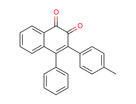 4-phenyl-3-<i>p</i>-tolyl-[1,2]naphthoquinone