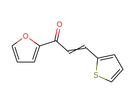 Molecular Structure of 13343-95-8 (1-(2-furyl)-3-(2-thienyl)-2-propen-1-one)