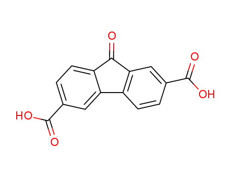 Molecular Structure of 60505-55-7 (9H-Fluorene-2,6-dicarboxylic acid, 9-oxo-)