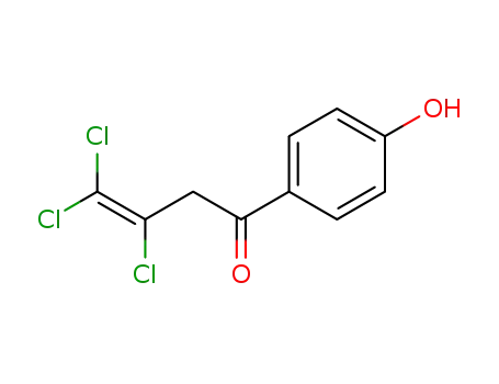 Molecular Structure of 1258431-66-1 (1-(4-hydroxyphenyl)-3,4,4-trichloro-3-buten-1-one)