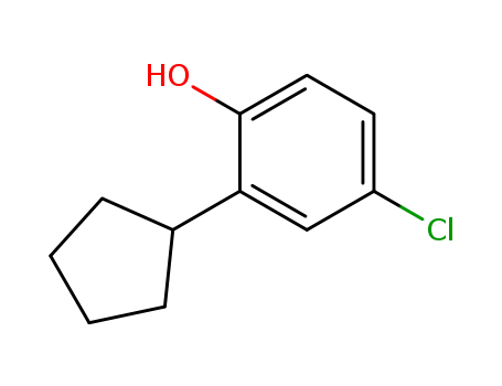 Phenol,4-chloro-2-cyclopentyl-