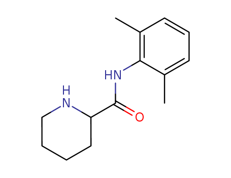 Analgesic or anesthetic drugs N-(2',6'-dimethylphenyl)-piperidine-2- carboxylic amide