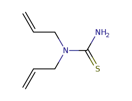 Molecular Structure of 89910-59-8 (Thiourea,  N,N-di-2-propenyl-  (9CI))