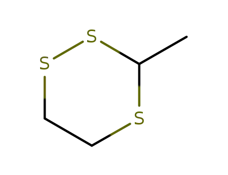 Molecular Structure of 43040-01-3 (3-methyl-1,2,4-trithiane)