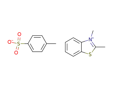 Molecular Structure of 2654-52-6 (2,3-Dimethylbenzothiazolium p-toluenesulphonate)