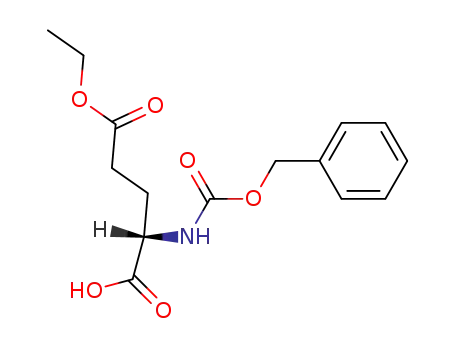 Molecular Structure of 35726-62-6 (N-Cbz-L-glutamic acid 5-ethyl ester)