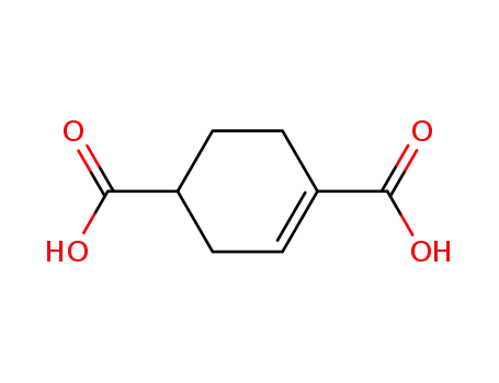 Molecular Structure of 2205-27-8 (cyclohex-1-ene-1,4-dicarboxylic acid)