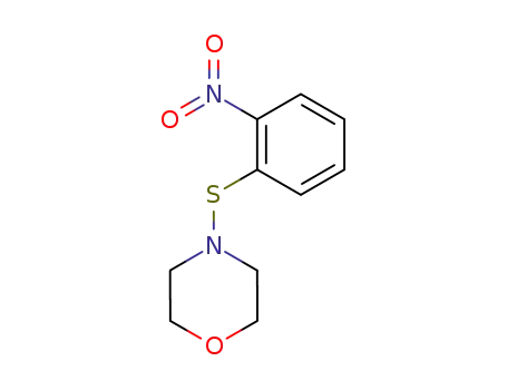 Molecular Structure of 7257-62-7 (Morpholine, 4-[(2-nitrophenyl)thio]-)