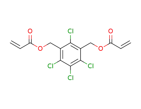 Molecular Structure of 36904-99-1 ((tetrachloro-1,3-phenylene)bismethylene diacrylate)