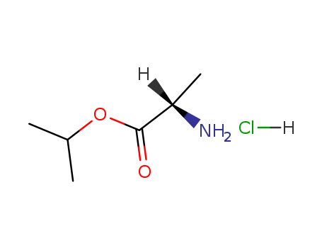 62062-65-1,L-Alanine isopropyl ester hydrochloride,isopropyl L-alaninate hydrochloride;Isopropoxy-essigsaeure-isopropylester;isopropyl (2S)-2-aminopropanoate hydrochloride;L-Alanin-1-methylethylester-hydrochlorid;Ala-OiPr HCl;isopropyl isopropoxyacetate;Milchsaeure-isopropylester;alanine isopropyl ester hydrochloride;Isopropyl lactate;Isopropyllactat;(S)-isopropyl 2-aminopropanoate hydrochloride;lactic acid isopropyl ester;2-hydroxy-propanoic acid,1-methylethyl ester;Acetic acid,(1-methylethoxy)-,1-methylethyl ester;Isopropyloxyessigsaeure-isopropylester;isopropyl 2-isopropoxyacetate;isopropyl 2-hydroxypropanoate;Acetic acid,isopropoxy-,isopropyl ester;isopropoxyacetic acid isopropyl ester;L-alanine isopropyl ester hydrochloride;<a href=