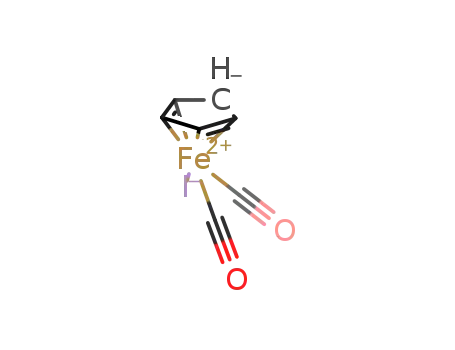 Molecular Structure of 12078-28-3 (DICARBONYLCYCLOPENTADIENYLIODOIRON)