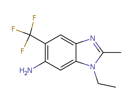 1H-Benzimidazol-6-amine,1-ethyl-2-methyl-5-(trifluoromethyl)-