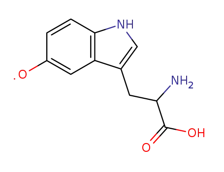 Molecular Structure of 126216-42-0 (5-Hydroxytryptophan radical)