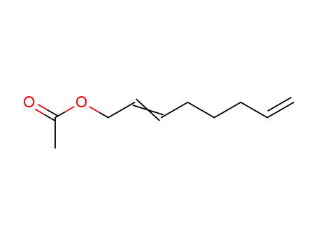 Molecular Structure of 3491-27-8 ((2E)-octa-2,7-dien-1-yl acetate)