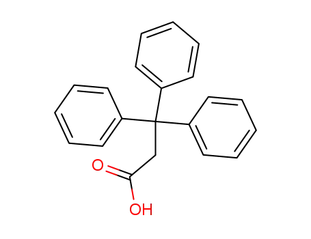 Molecular Structure of 900-91-4 (3,3,3-Triphenylpropionic acid)
