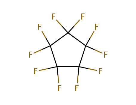 Molecular Structure of 376-77-2 (decafluorocyclopentane)