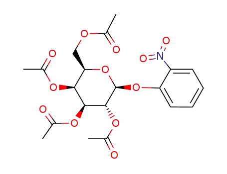 Molecular Structure of 3053-17-6 (2-Nitrophenyl2,3,4,6-tetra-O-acetyl-b-D-galactopyranoside)