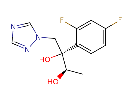 2,3-Butanediol, 2-(2,4-difluorophenyl)-1-(1H-1,2,4-triazol-1-yl)-,
(2S,3R)-
