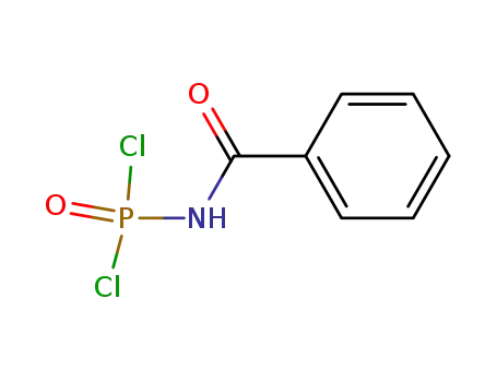 Molecular Structure of 4737-14-8 (Phosphoramidic dichloride, benzoyl-)