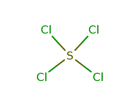 Molecular Structure of 13451-08-6 (Sulfur tetrachloride)