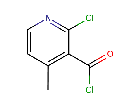 Molecular Structure of 50839-95-7 (2-Chloro-4-methyl-nicotinoyl chloride)