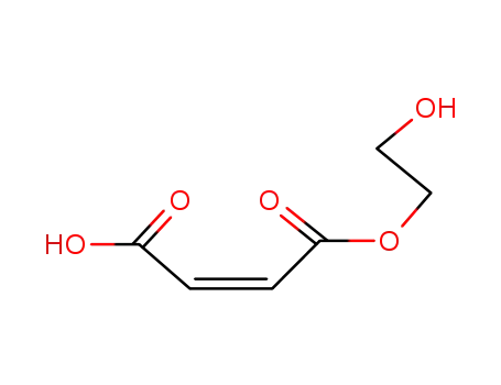 Molecular Structure of 26560-94-1 ((2-hydroxyethyl) hydrogen maleate)