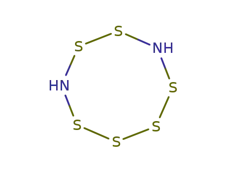 Molecular Structure of 1003-76-5 (1,2,3,4,6,7,5,8-Hexathiadiazocine(7CI,8CI,9CI))