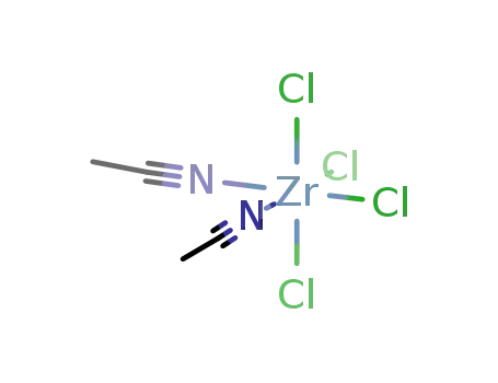 Molecular Structure of 12073-21-1 (Zirconium, bis(acetonitrile)tetrachloro-)