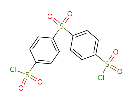 Molecular Structure of 32337-45-4 (4,4'-sulfonyl-bis-benzenesulfonyl chloride)