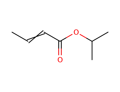 Molecular Structure of 18060-77-0 (CROTONIC ACID ISOPROPYL ESTER)