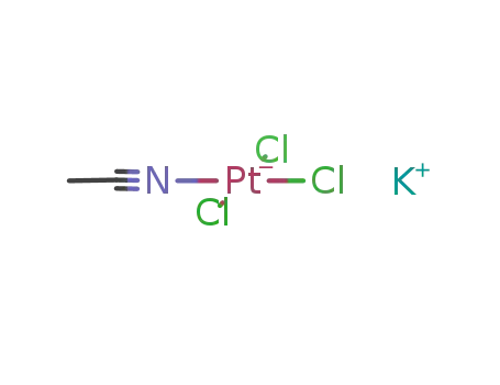 Molecular Structure of 114490-06-1 (K{Pt(acetonitrile)Cl<sub>3</sub>})