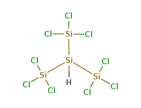 Molecular Structure of 62257-60-7 (TRIS(TRICHLOROSILYL)SILANE)