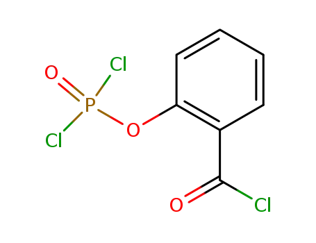 Molecular Structure of 6099-41-8 (Phosphorodichloridic acid, 2-(chlorocarbonyl)phenyl ester)