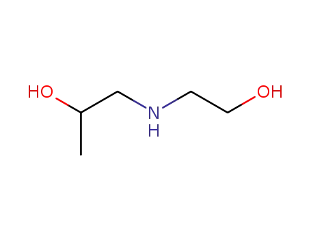 Molecular Structure of 6579-55-1 (1-[(2-hydroxyethyl)amino]propan-2-ol)