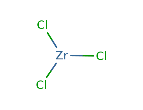 Molecular Structure of 10241-03-9 (zirconium trichloride)