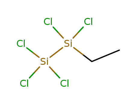 Molecular Structure of 18076-84-1 (ethylpentachlorodisilane)