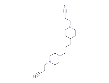 Molecular Structure of 18136-00-0 (4,4'-TRIMETHYLENE-BIS(PIPERIDINOPROPIONITRILE))