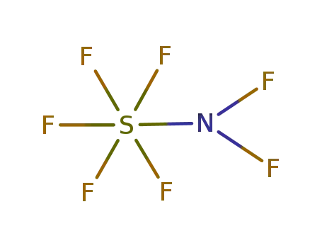Molecular Structure of 13693-10-2 ((difluoroamino)(pentafluoro)-lambda~6~-sulfane)