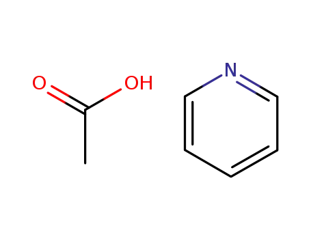 Molecular Structure of 5153-63-9 (Pyridinium acetate)
