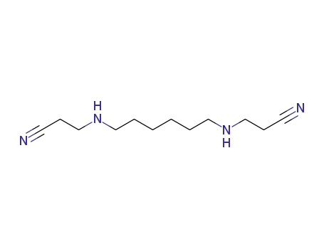 Molecular Structure of 2004-62-8 (3-[6-(2-CYANO-ETHYLAMINO)-HEXYLAMINO]-PROPIONITRILE)